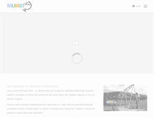 Tablet Screenshot of mundopetit.com